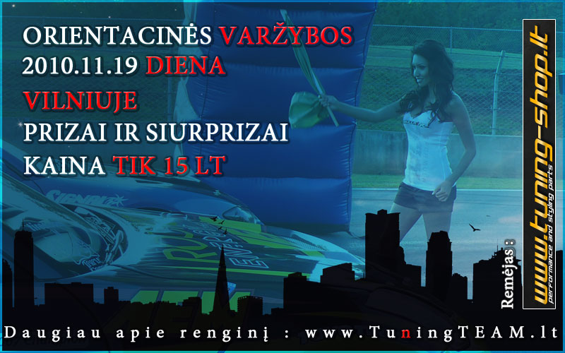 Tuningteam Orientacinės + Pool’as – 11.19 Tuningteam Orientacinės + Pool’as – 11.19