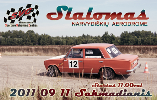 Slalomas Narvydiškių aerodrome 09-11