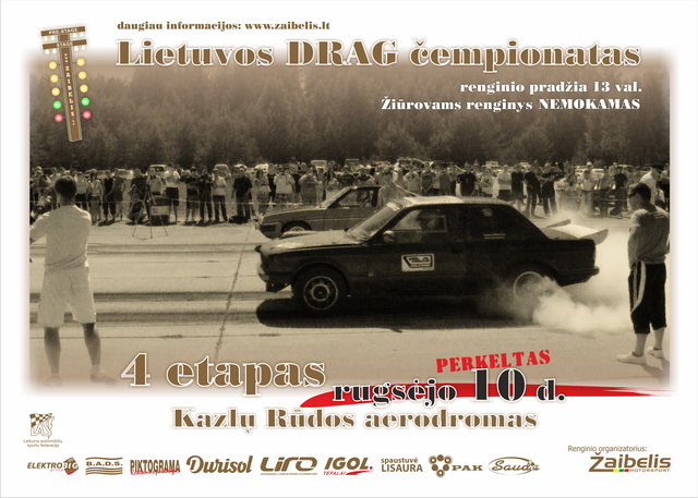 Lietuvos DRAG čempionato IV etapas – 2011.09.10