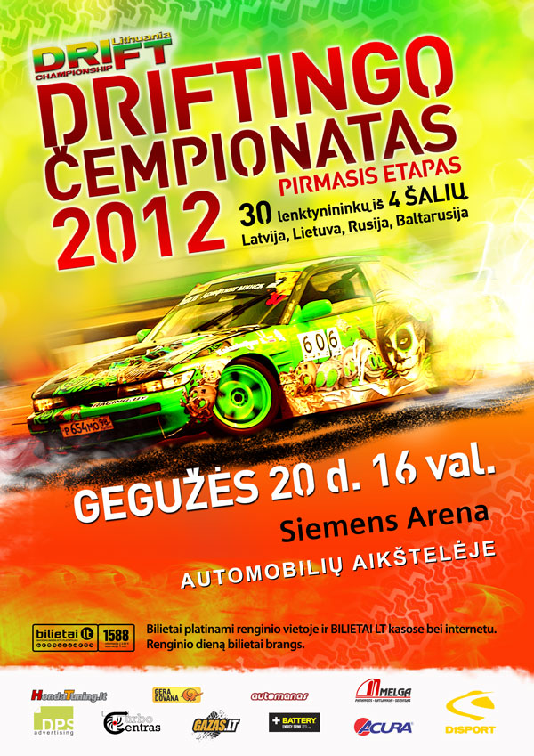 Driftingo Čempionato 1 Etapas 2012-05-20
