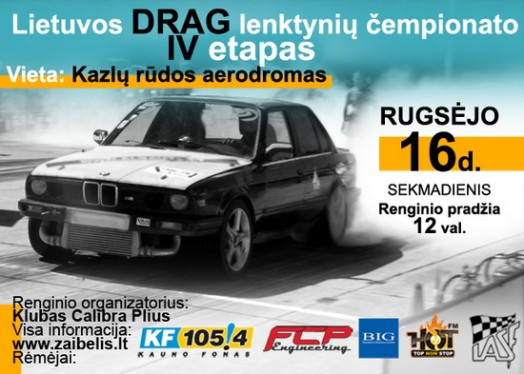 2012 m. Lietuvos automobilių DRAG lenktynių čempionato IV etapas