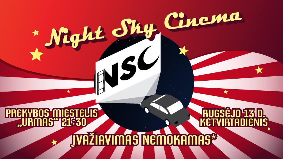 Night Sky Cinema | Season Closing rugsėjo 13 @ 21:30