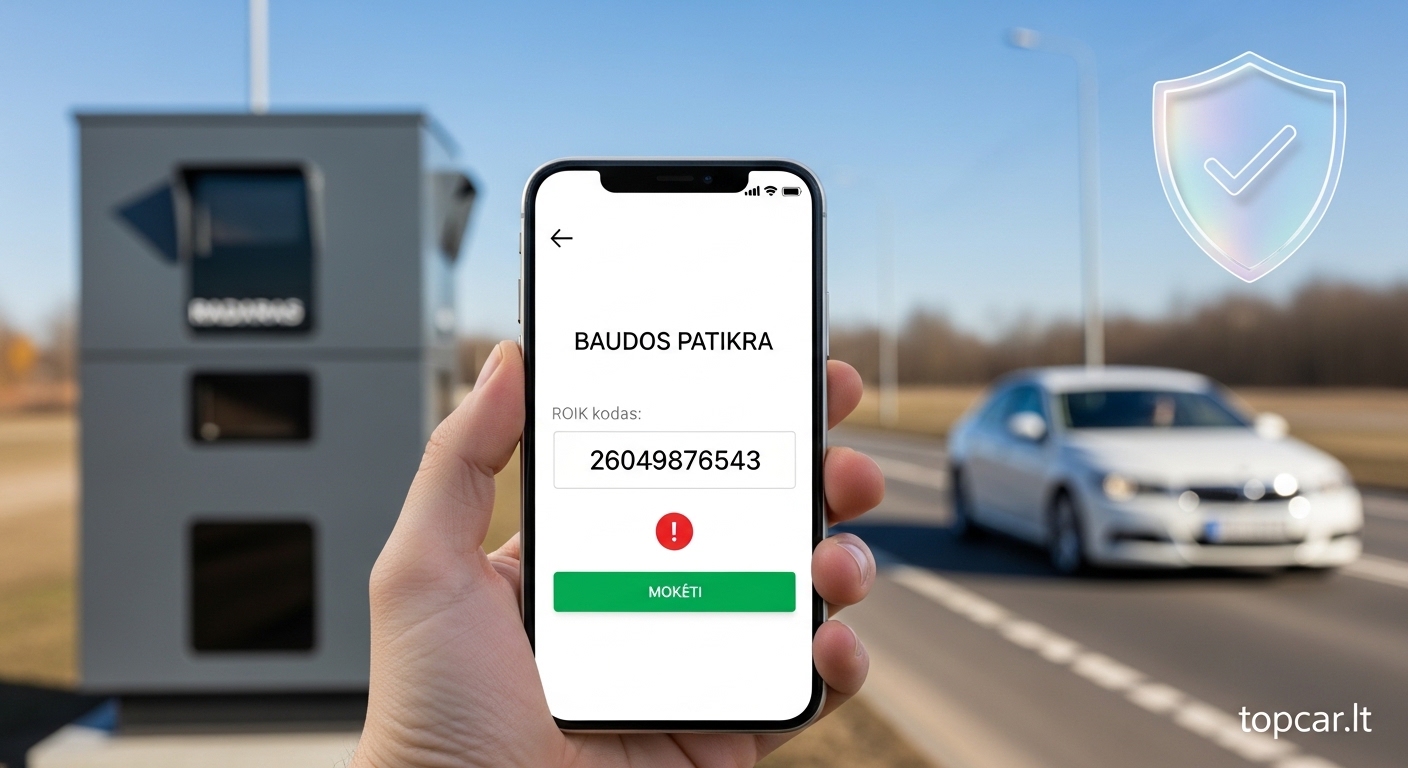 Kaip patikrinti baudą pagal ROIK kodą: greitai ir paprastai Kaip patikrinti baudą pagal ROIK kodą: greitai ir paprastai