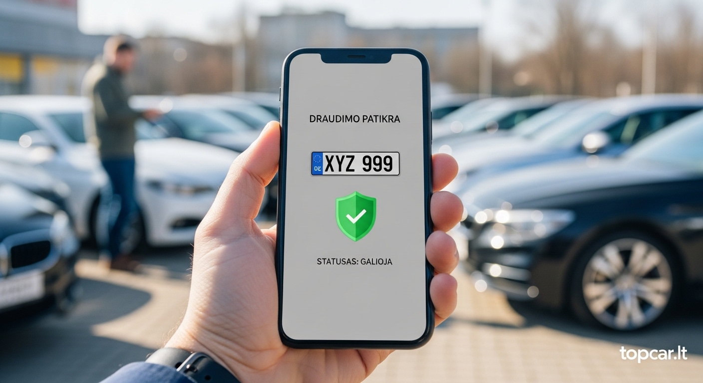 Kaip patikrinti ar galioja automobilio draudimas (2026): greita patikra ir baudos Kaip patikrinti ar galioja automobilio draudimas (2026): greita patikra ir baudos